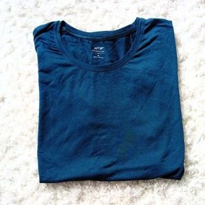 Apt. 9 Teal Pima Cotton Blend S/S Tee